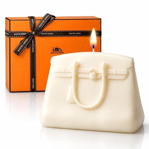 Handbag Candle in GiftBox - Air Wax - Designer-Inspired Luxury Gifts for Women - Birthday Gift for Women - Unique Gift for Her - Bougie Gifts for Girlfriend - Luxury Home Decor - Image 1