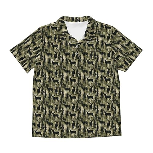 Joyidec Mens Shirt Short Sleeve Dry Fit Performance Athletic Sports Daily Casual Collared Shirts for Men thumbnail 4