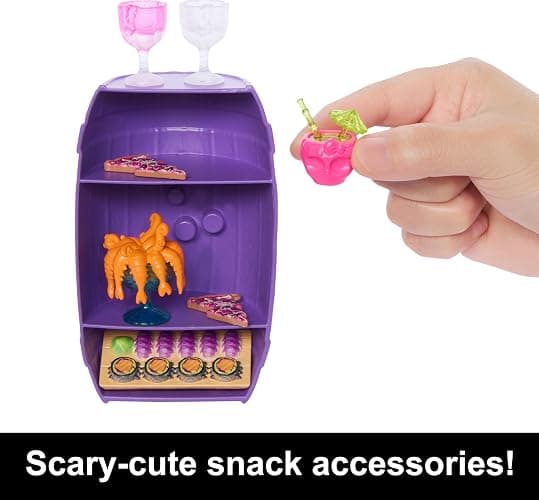 Monster High Doll & Playset, Lagoona Blue Scare-adise Island Snack Shack with Food Accessories & Color-Change Drinks thumbnail 4