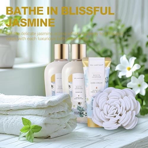 spa luxetique Spa Gift Baskets for Women - Gift Set for Women,15pcs Luxury Relaxing Spa Kit with Bath Bombs, Birthday Gifts Body and Bath Set thumbnail 3