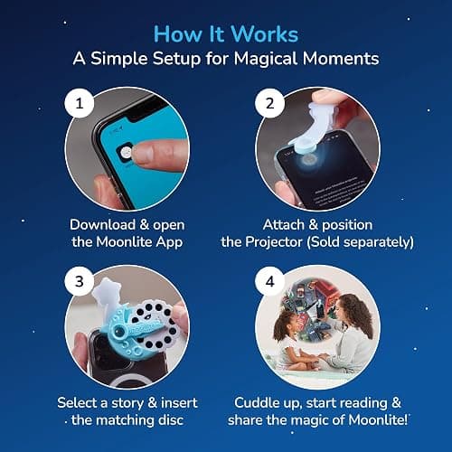 Moonlite Storytime Single Story Disc, Disney Pixar: Cars | Learning Gift for Kids Ages 1 Year & Up, Storybook Art Projection with Sound Effects & Music (Projector Sold Separately) thumbnail 6