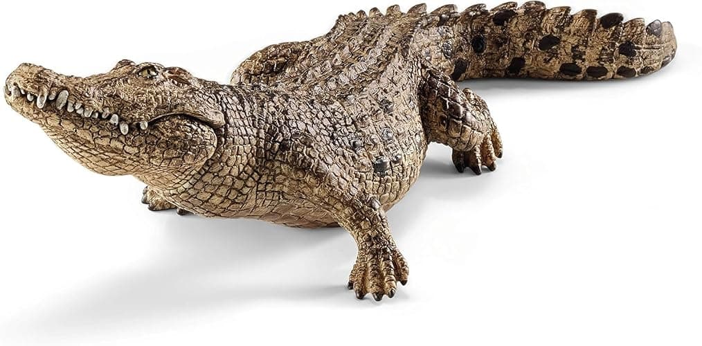 Schleich Wild Life - Crocodile Toy Figurine - Kids Ages 3+ | 14736 | Wild Animal Figurine, Realistic Animal Toys, Safari Toy for Boys and Girls, Screen-Free Imaginative Pretend Play, Montessori thumbnail 6