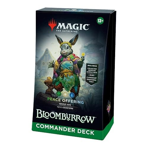 Magic: The Gathering Bloomburrow Commander Deck - Peace Offering (100-Card Deck, 2-Card Collector Booster Sample Pack + Accessories) - Image 1