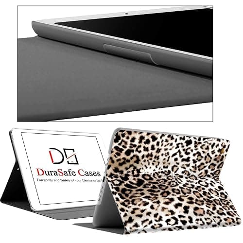 DuraSafe Cases for iPad 10 Gen 2022 10.9 Inch 10,9 pouces [ iPad 10th ] A2696 A2757 A2777 Printed Folio Magnetic Smart Protective Sleek & Classic Design Cover étui - Leopard thumbnail 4
