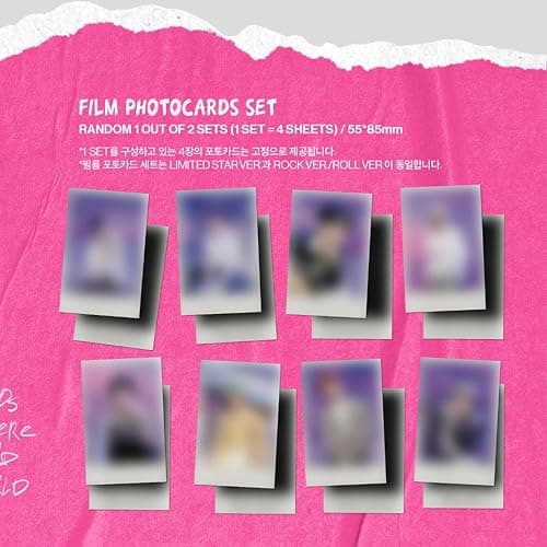 Stray Kids - -Rock-STAR (Strandard - Random Ver.) Photobook + CD-R + Photocard + Panorama Mini Poster + Unit Photocard + Sticker + 2 Pin Badges + 5 Extra Photocards thumbnail 6