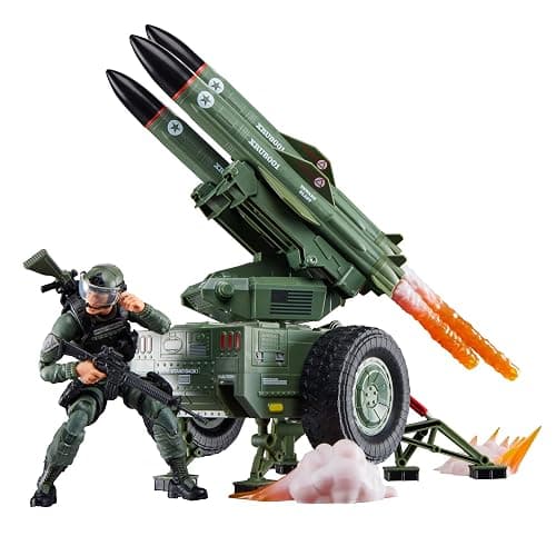 G.I. Joe Classified Series #182, Clayton “Hawk” Abernathy with M.M.S. (Mobile Missile System) Towable Vehicle, Collectible 6 Inch Action Figure Set thumbnail 14