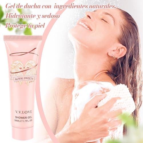 Women Perfume Gift Set - Eau de Parfum for Women, Body Spray, Body Gel, Shower Gel & Body Lotion, Sweet Floral Scent, Travel Friendly, Pamper Gifts Set, Birthday Valentine's Day Mother's Day Gifts thumbnail 4