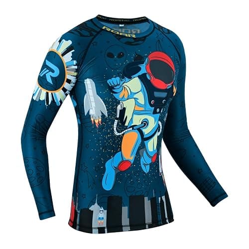 ROAR-INT MMA Rash Guard & BJJ Shorts Set Kids Fight Training Grappling Wear Jiu Jitsu Gi Trunks Outfit Set thumbnail 2