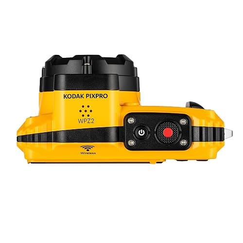 Kodak PIXPRO WPZ2 Digital Camera (Yellow) | 16MP Sensor, 4X Optical Zoom, Waterproof Shockproof Design & Full HD Video | Great for Outdoor & Travel Photos (WPZ2YL) + 32GB Card + Case + Cleaning Cloth thumbnail 5