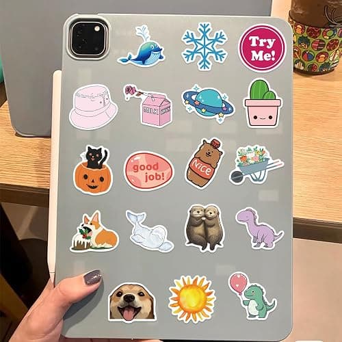 200PCS Water Bottle Stickers for Kids Teens,Vinyl Creative Stickers for Laptop Car Luggage Notebook Scrapbooks,Humorous Personalized Stickers Set,Funny Decals Pack thumbnail 2