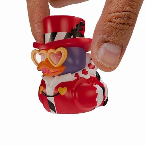 TUBBZ Mini: Hazbin Hotel - Valentino Cosplaying Rubber Duck Vinyl figure – Official Collectible for Fans of Hellaverse - Image 1