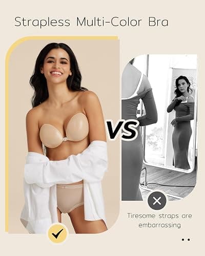 Niidor Adhesive Strapless Bra thumbnail 3
