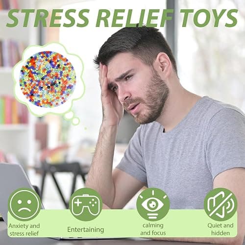 Skin Picking Fidget Toys (3-Pack) – Silicone Anxiety Relief Toy for Adults and Kids, Helps Reduce Skin Picking and Nail Biting, Portable and Silent Sensory Fidget for Stress and ADHD thumbnail 4