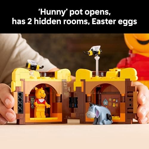 LEGO Disney Winnie The Pooh Building Set - Home, Office or Book Shelf Decor for Adult Fans, Ages 18+ - W/Eeyore Figure - Collectible Disney Gift - 43300 thumbnail 7