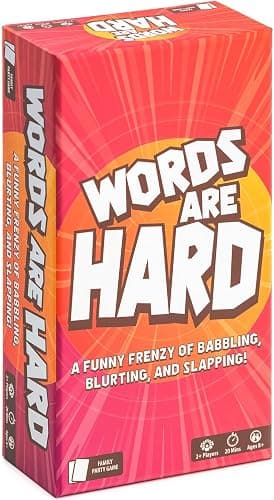 Lost Boy Entertainment Words are Hard - Party Games - Family Card Games - for Kids 8 and up - for Adults - Family Game Night - Travel Game - Laugh Out Loud - Image 1