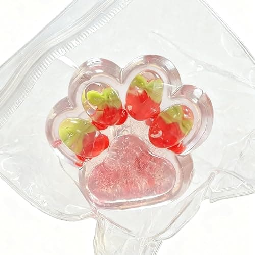 4Pcs Taba Squishy Squeeze Toys, Cute Soft Chicks Paw Donuts Squishy Toys, Stress Relief Squishies for Party Favors, Perfect for Stress and Anxiety Relaxing Toy Fidget Toys thumbnail 6