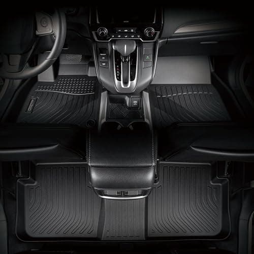 Binmotor-Floor Mats for Ford Focus 2012-2018 (S, SE, ST, SEL, Titanium), 1st & 2nd Row, TPE All Weather Car Mats Liners for Ford Focus Accessories thumbnail 2