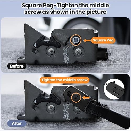 Kaishengyuan Upgraded Rear Seat Quick Release with Elastic Rope Compatible with Ford F-150 (2009+) & F-250/350 (2017+) thumbnail 5