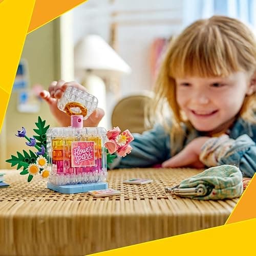 Lego Creator 31383 Perfume Bottle: Flower Crush Toy, Birthday Gift, Blocks, Girls, Boys, Kids, 8 Years Old, 9 Years Old, 10 Years Old, Elementary School, Bouquet, Artificial Flowers, Decoration thumbnail 2