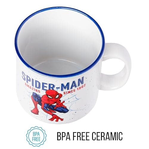 Silver Buffalo Marvel Spider-Man Amazing Since 1962 Ceramic Camper Mug, 20 Ounces thumbnail 8