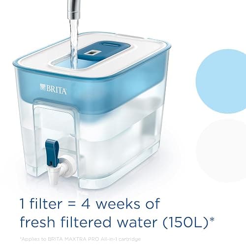 BRITA Flow XXL Water Filter Tank (8.2L) incl. 1x MAXTRA PRO Pure Performance cartridge - fridge-fitting dispenser for families and offices - now in sustainable Smart Box packaging thumbnail 10