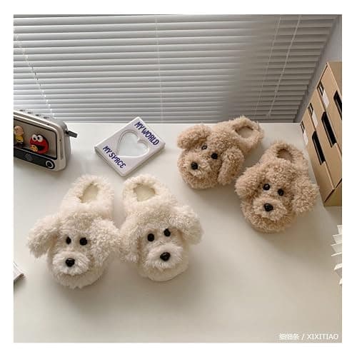 Cute Plush Kawaii Women's Fluffy Home Slippers thumbnail 4