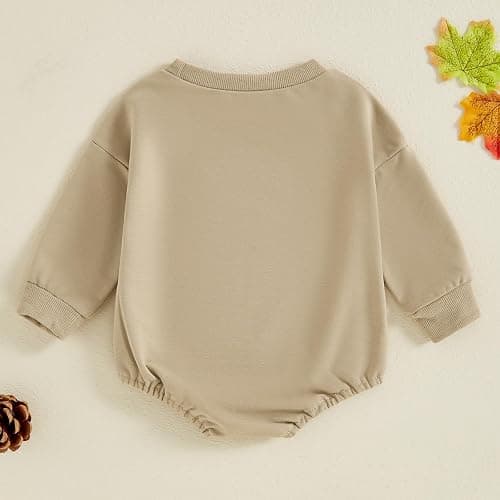Sasaerucure Little Bitty Baby Outfit Infant Long Sleeve Romper Baby Boy Western Country Style Onesie Newborn Winter Clothes thumbnail 7