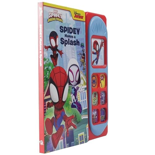 Marvel Spider-man - Spidey and his Amazing Friends – Spidey Makes a Splash Sound Book - PI Kids thumbnail 3