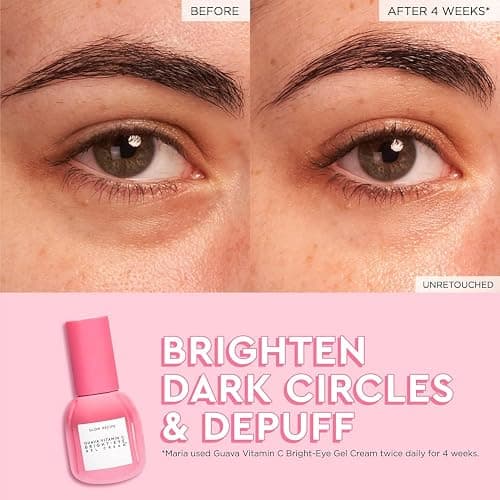 Glow Recipe Guava Brightening Korean Skincare Gift Set - Vitamin C Under Eye Cream Treatment + Hydrating Vitamin C Dark Spot Face Serum with Niacinamide & Peptides, Travel Size (2 Count) thumbnail 4