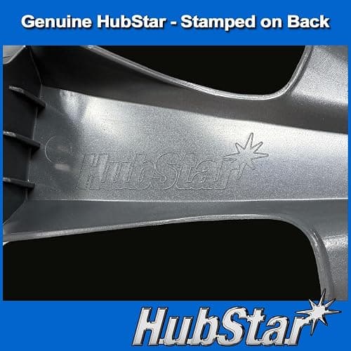 HubStar Hubcap Fits Nissan Sentra 2013-2019, Leaf 2013-2018, Premium Replica 16-inch Replacement, Silver, 1 Piece thumbnail 6