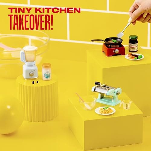 Mini Brands Really Works Magic Cook Kitchen Capsule Series 1 Waffle Maker & Blender Set by ZURU, Capsules of Miniature Real Working Kitchen Appliances, Non-Edible Collectible Toy Mystery Capsule thumbnail 6