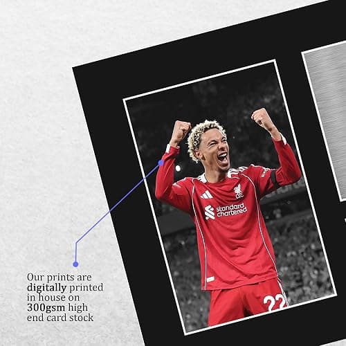 HWC Trading Hugo Ekitike Liverpool Gifts Printed Signed Autograph Picture for Football Fans and Supporters - A4 thumbnail 4