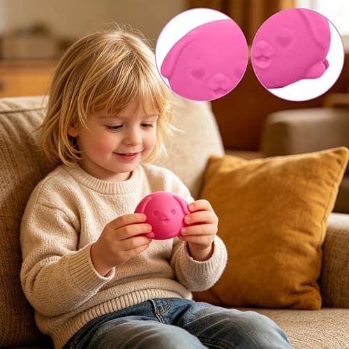 Cool Dogs Squishy, 3 Pack Sugar Ball Designs, Anxiety Relief Squeeze for Sensory Play, Sensory Fidget, Slow Rising Squishy Stress Balls thumbnail 6