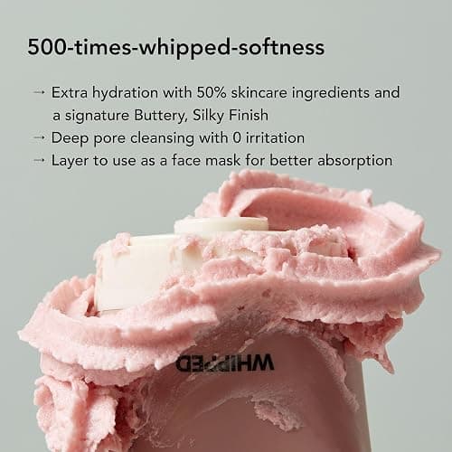 Whipped Korean Skincare Face Wash, Deep Cleansing Vegan Facial Cleanser for Oily Skin and Pore Care with Niacinamide, Hyaluronic Acid, Ceramide, Mugwort & Teatree, Doubles as a Face Mask, 4.5 oz thumbnail 4