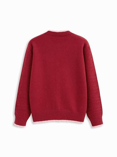 CIDER Cardigan Sweaters for Women Trendy Cute Sweaters Long Sleeve Crew Neck Heart Print Cardigans Spring Fall Outfits thumbnail 5