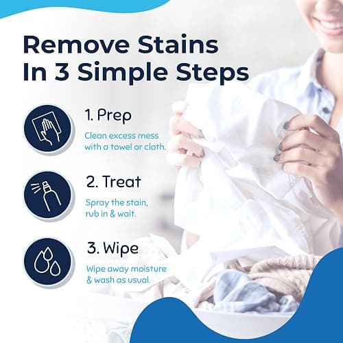 Miss Mouth's Messy Eater Stain Treater Spray - 16oz Stain Remover - Newborn & Baby Essentials - No Dry Cleaning Food, Grease, Coffee Off Laundry, Underwear, Fabric thumbnail 7