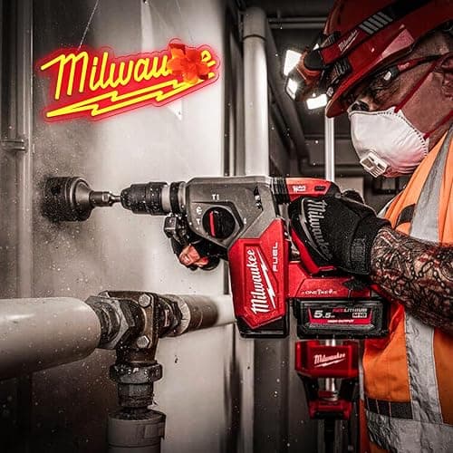 Milwaukee Parts Shop and Repair Service station Neon Sign For Store Garage Party Man Cave Wall Decor Best Gift thumbnail 6