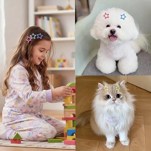 YLMUSU 144 Pcs 1.2'' Star Hair Clips - 24 Colors Metal Non-Slip Snap Hair Clips, Colorful Star Clips y2k, Stars Hair Barrettes for Women and Girls thumbnail 5