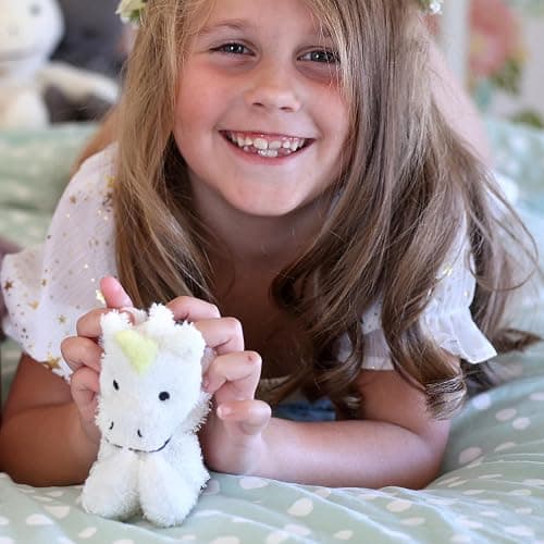 Thermal-Aid Zoo - Mini Microwavable Stuffed Animal - Plush Toy and Hot Cold Pack - Juno The Unicorn - 3.15 x 2.6 x 9.3 in thumbnail 5