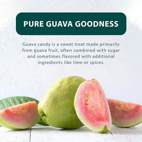 Hongyuan Guava Candy, 12.3 oz (Pack of 1) Asian Fruit Hard Candy, Sweet & Tangy Tropical Flavor, Individually Wrapped for Sharing & Snacking thumbnail 2
