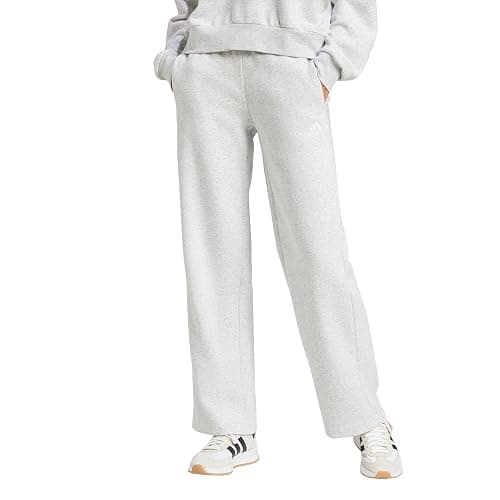 adidas Womens Essentials Small Logo Feel Cozy Open Hem Pant - Image 1