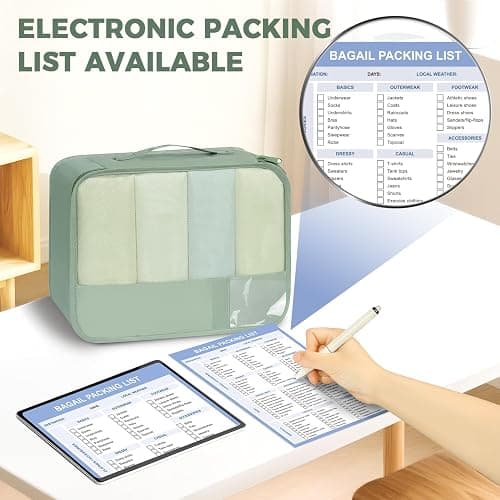 9 Set Packing Cubes Organizers  thumbnail 3