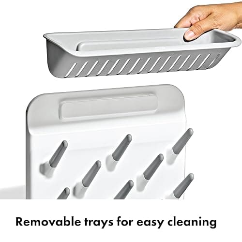 OXO Tot Expandable Drying Rack – Space-Saving Drying Rack | Newborn and Baby Essentials | Breastfeeding Essentials | Dry Baby Bottles | Save Space in Kitchen thumbnail 8
