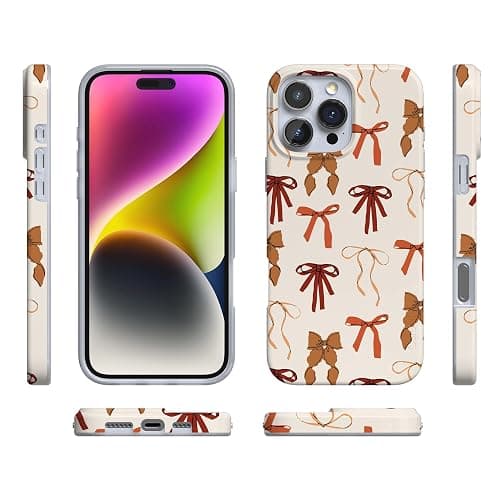 Casely iPhone 16 Pro Max Case | Fall Girlie | Pumpkin Spice Bows | Compatible with MagSafe | Classic Ultra Slim Design thumbnail 6