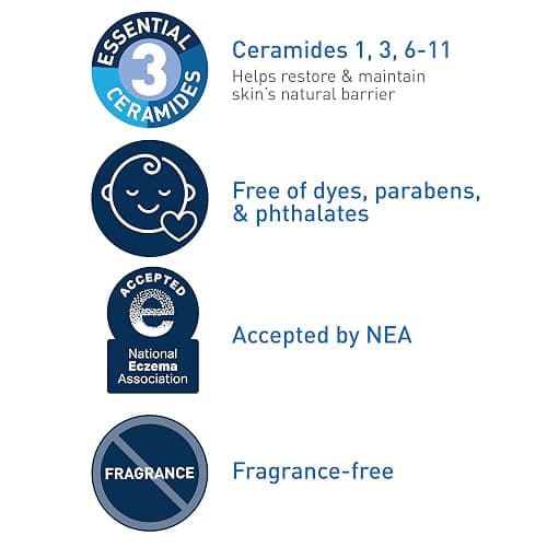 CeraVe Baby Bath Set, 8oz Wash & Shampoo + 8oz Moisturizing Lotion + 3oz Healing Ointment, Fragrance, Parabens, Phthalates, & Tear Free Baby Bath Essentials thumbnail 3