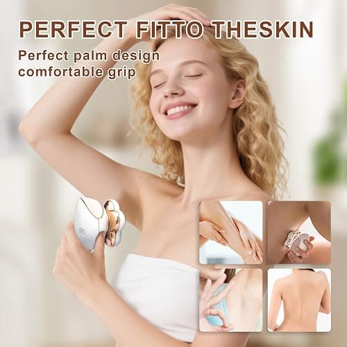 Electric Razors for Women Legs, Painless Hair Removal Device with LED Light, Faultless Shaver for Women, Personal Care Products for Women, Instant and Painless Bikini Underarm Arm Hair Removal thumbnail 4
