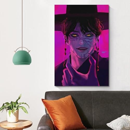 Movie KPop Demon Hunters Jinu Canvas Poster Wall Art Decor Print Picture Paintings for Living Room Bedroom Decoration 08x12inch(20x30cm) thumbnail 4