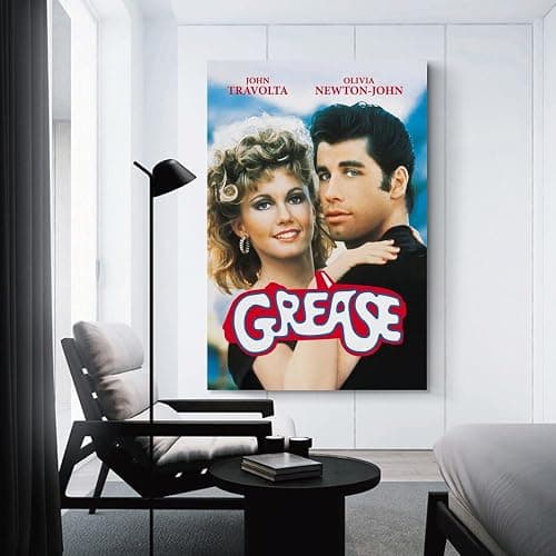 Grease Movie Poster Canvas Art Posters for Room Aesthetic And Wall Art Picture Living Room Decor Poster 08x12inch(20x30cm) Unframe-style thumbnail 3