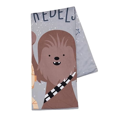 Lambs & Ivy Star Wars Rebels Baby Blanket - Gray thumbnail 3