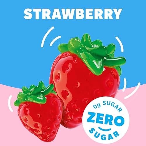 Jell-O Strawberry Artificially Flavored Zero Sugar Ready-to-Eat Gelatin Snack Cups, 4 ct Cups thumbnail 3